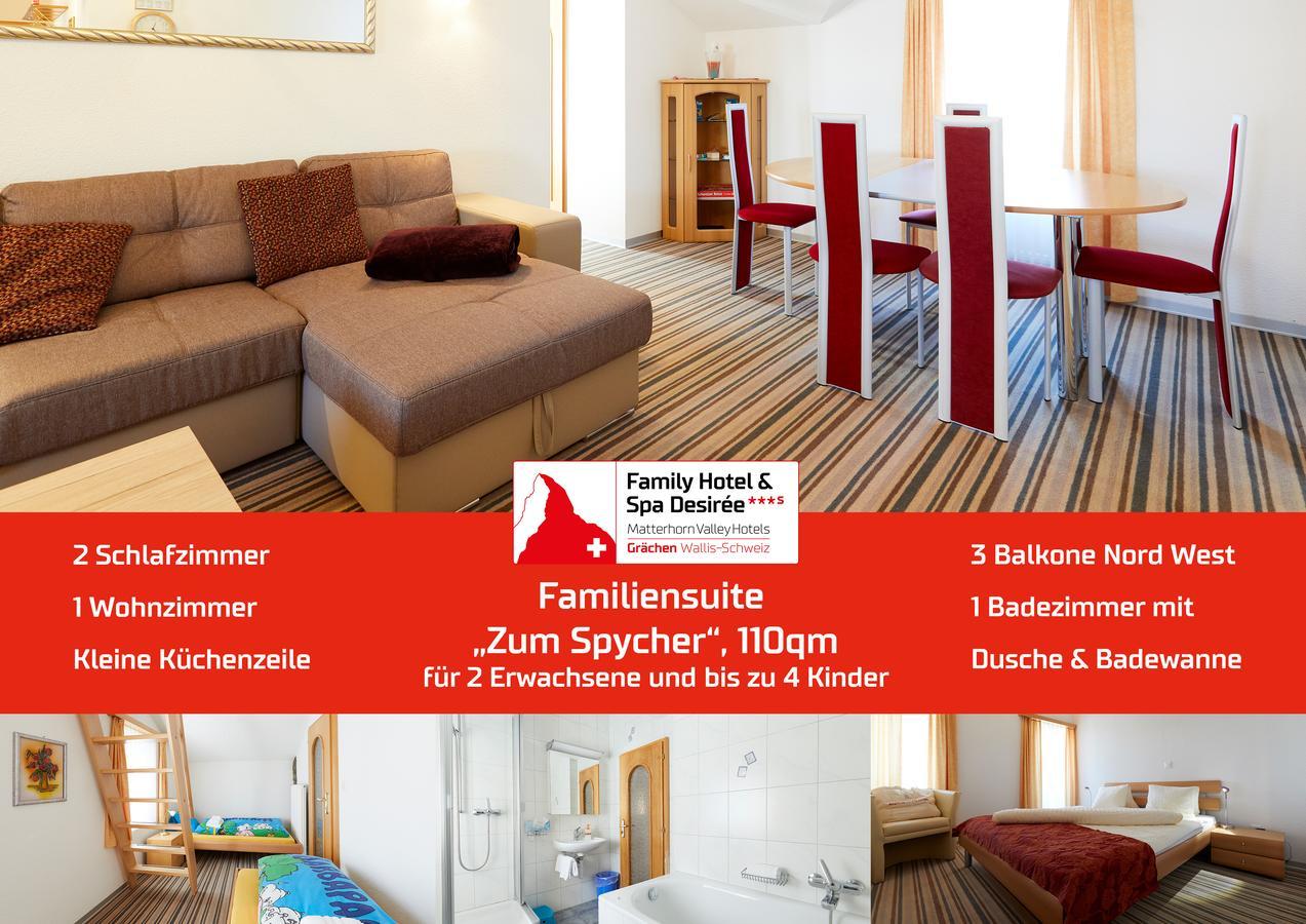 Family Hotel Desiree Grächen Exteriér fotografie